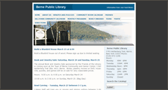 Desktop Screenshot of bernepubliclibrary.org